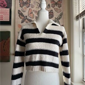 Striped Black and White Sweater